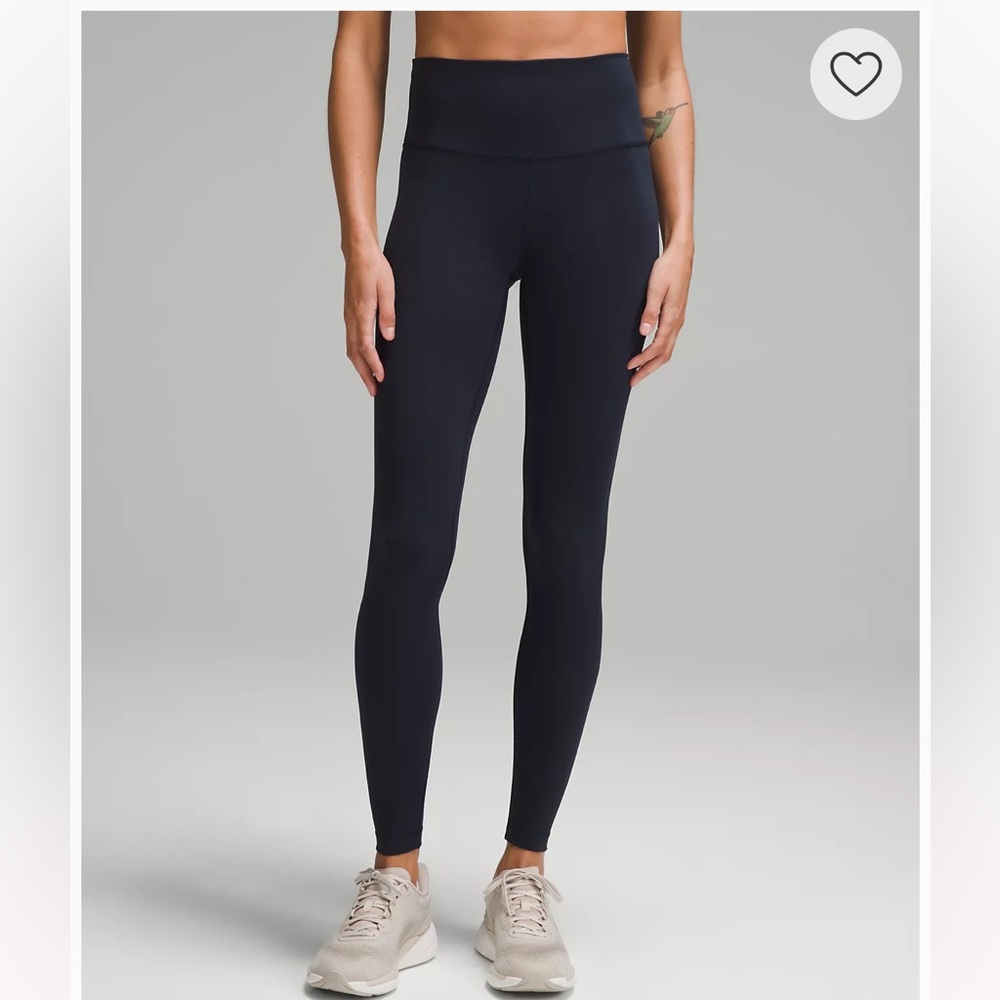 Lululemon Leggings Wunder Train 28” Navy Blue